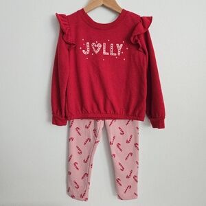 Toddler 2-Piece Christmas Outfit Size 5T